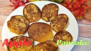 instant apple pancakes for babies  apple pancake for toddler  easy and healthy pancake [upl. by Wolcott558]