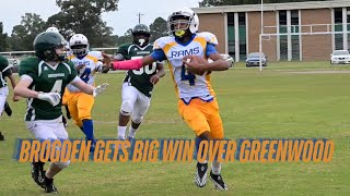 MIDDLE SCHOOL FOOTBALL Brogden gets big win over Greenwood [upl. by Abbe597]