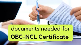 Documents Needed for OBC Certificate in TAMIL [upl. by Arun]