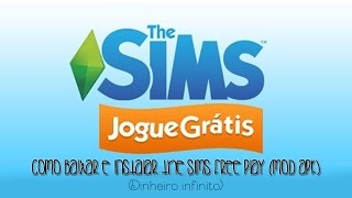 Como instalar The sims freeplay MOD APK dinheiro infinito [upl. by Ydaf]