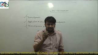 Intro to Thermodynamics Lec 1 PHYSICAL CHEMISTRY CSIR JRF NET CHEMISTRY FOR YOU SAHENDRA SIR [upl. by Debarath]