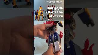 daitenba and daikyojin takatoku chogokin toys robot calendarman Yattodetaman shorts [upl. by Grobe]