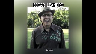 EDGAR LEANDRO  MUY TARDE LETRA [upl. by Retsam]