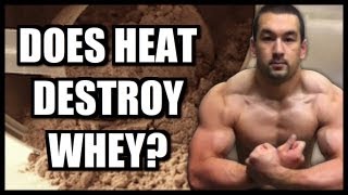 Cooking With Protein Powder Does Heat Destroy Whey [upl. by Yffat897]