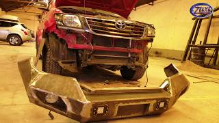 Fabricacion de parachoques para toyota hilux [upl. by Yentruoc475]