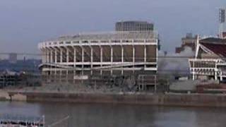 River Front Stadium Implosion [upl. by Aibun930]