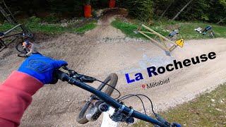 La Rocheuse black track Métabief bike park 2024 [upl. by Gamin]