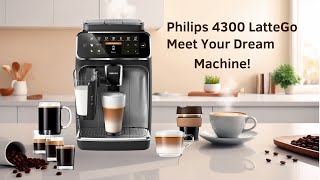 Philips 4300 Latte Go Super Auto Espresso Machine Review 2024 [upl. by Valdemar]