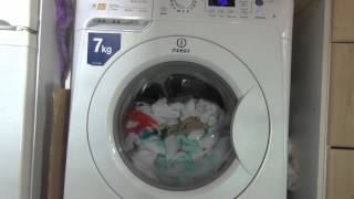 Indesit PRIME PWE71420 Washing Machine  Cotton 90c TIME  Wash pt 1 of 3 [upl. by Llerraj524]