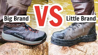 Paramount Outdoors Deep Eddy vs SIMMS Flyweight™ Wading Boots [upl. by Crabb]