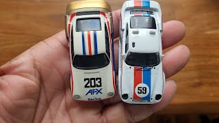 Porsche 959 Comparison Hot Wheels vs AFX [upl. by Ainoval]