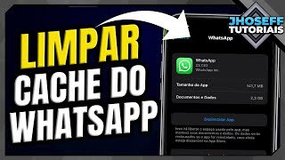 Como LIMPAR CACHE DO WHATSAPP no IPHONE [upl. by Wolford]