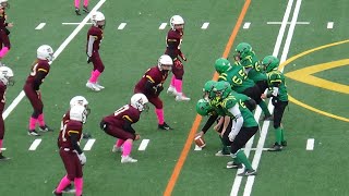 🏈12U 🚂Dorchesters SJR vs☠️ Richelieu Pirates Peewee 🏆Football Championship🔥🔥 [upl. by Sisely]