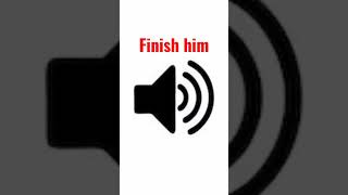 finish him sound effect soundeffects sound [upl. by Dworman]