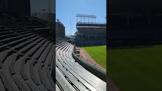 Wrigley Field Tour 101024 view from centerfield baseball bleacherbums chicago bucketlist [upl. by Grim]