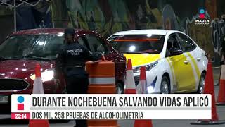 Durante Noche Buena salvando vidas aplicó 2258 pruebas de alcoholimetría  Rey Suárez [upl. by Peder]