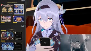 Firefly reaction in version 21 Honkai Star Rail MMD [upl. by Aiekahs121]