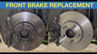 Ford Cmax front brake discs and pads replacement [upl. by Darsey]