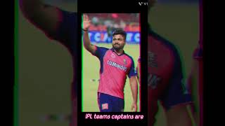 IPL teams captains are [upl. by Aimet]