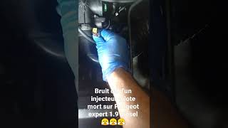 bruit claquement dun injecteur pilote sur un Peugeot expert 2004 19 diesel gazole [upl. by Yesnikcm]