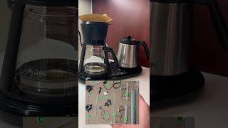 Plastic Free Coffee Maker Almost 🌲🌎 coffee plasticfree fda savetheworld pfas [upl. by Emmie]