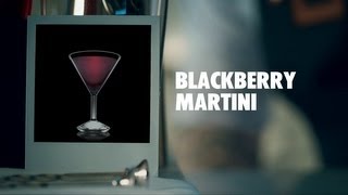 BLACKBERRY MARTINI DRINK RECIPE  HOW TO MIX [upl. by Balliett]