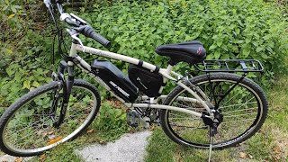 Electrification dun vélo Triban Trail 3 avec un kit Yose Power [upl. by Nyrhtac]