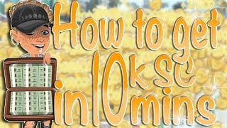 HOW TO GET 10K SC IN 10 MINS [upl. by Arabeila427]