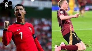 Ronaldo sets new record as Portugal 🇵🇹 Advanced to R16Debruyne Led Belgium 🇧🇪 to their first win 🏆 [upl. by Ramor]