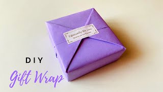 Easy Gift Wrapping for Square Box  Christmas Gift Wrapping Ideas  How to Wrap a Square Box [upl. by Cobb]