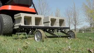 Strongway Tow–Behind Dethatcher  20 Spring Steel Tines  48 In W  49175STR  Features [upl. by Pirozzo]