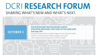 DRF 4 Population and Individualized Health Precision Medicine Two Sides of the Same Coin [upl. by Ritchie768]