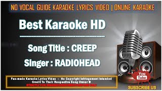 Radiohead  Creep  Karaoke  Minus One  No Vocal  Lyric Video HD [upl. by Valma]