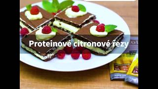 VIDEOrecept KetoDiet Proteinové citronové řezy [upl. by Ahsinej]