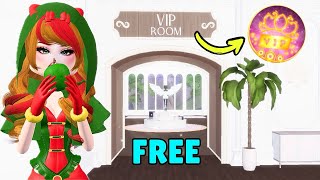 CÓMO CONSEGUIR EL VIP GRATIS EN DRESS TO IMPRESS ROBLOX 2024 [upl. by Bradski]