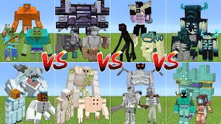 BOSSES ALLIANCE TOURNAMENT  MINECRAFT MOB BATTLE [upl. by Asirehc]