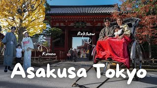 Tokyo Asakusa Rickshaw Rides and Kimono Rental by Klook  The Canarias [upl. by Janeczka]