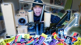 BIGGEST CUSTOM SCOOTER UNBOXING EVER SPONSOR PACKAGE [upl. by Ruperto]