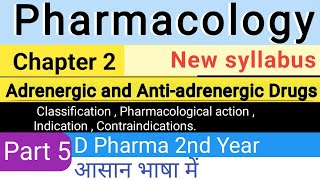 Adrenergic Drugs Anti adrenergic Drugs Pharmacology  chapter 2  part 5  Adrenergicdrugs [upl. by Trescott]