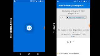 Acceso remoto desde un móvil Android a otro mediante TeamViewer [upl. by Donal]