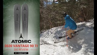 2020 Atomic Vantage 90 Ti Ski Review [upl. by Akialam]