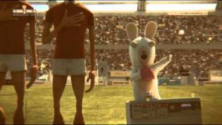 Raving Rabbids Travel in Time  World Cup trailer INT [upl. by Wilmar]