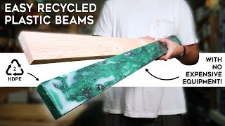 How to Make Recycled BEAMS from Plastic Waste at Home [upl. by Gupta671]