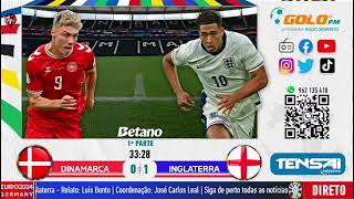 Dinamarca 11 Inglaterra  Relato dos Golos [upl. by Sairtemed]