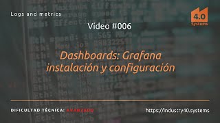 Dashboards Grafana instalación y configuración [upl. by Ayaros]