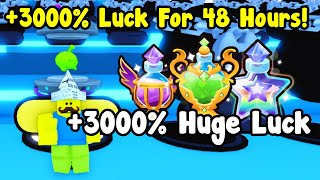 Opening New Egg With 3000 Luck For 48 Hours To Get These In Pet Simulator 99 [upl. by Roobbie]