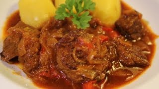 Ungarisches Gulasch Rezept  Der Bio Koch 465 [upl. by Miarfe]