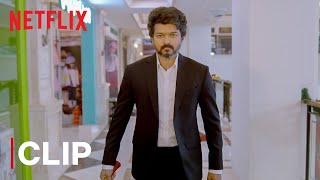 Thalapathy Vijay Saves A Child  Beast Movie Scene  Netflix India [upl. by Healion820]