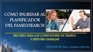 Cómo ingresar al Planificador del FamilySearch [upl. by Jorgenson548]