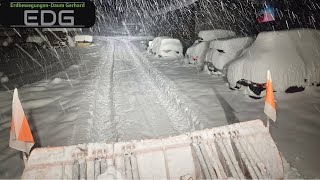 ❄️Plowing 1 Meter Fresh snow in the Alps❄️Winter service in Tyrol asmr [upl. by Dyrraj]